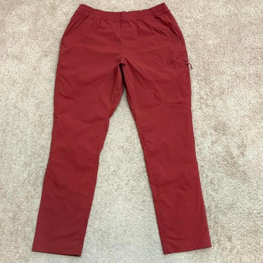 Alaskan Hardgear Pants Women's Sz 12 Red Access Point Pull On Outdoor Hiking